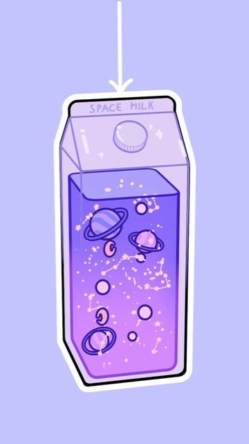 an image of a purple box with planets inside