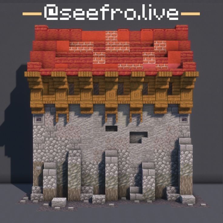 an image of a building made out of blocks and bricks with the words desetrollive on it