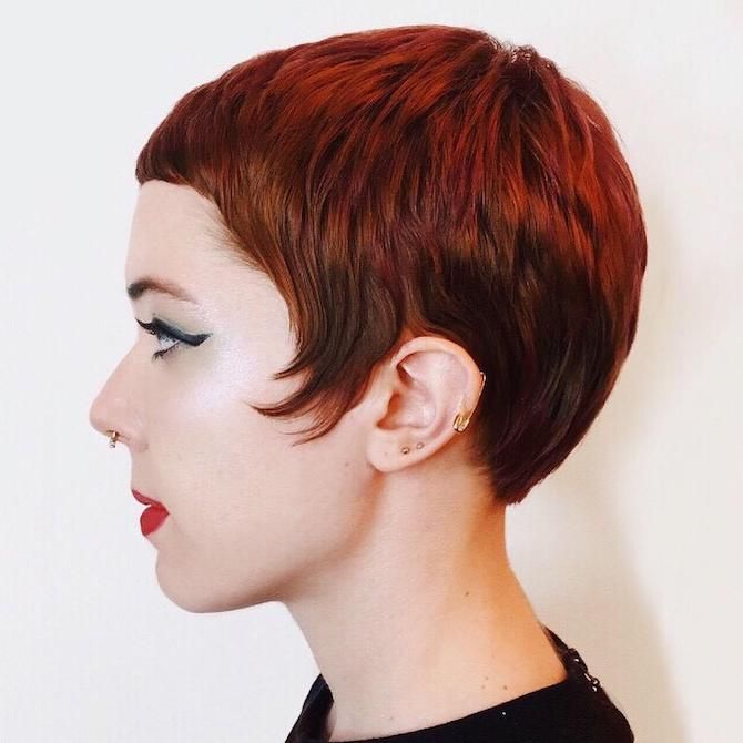 Very Short Pixie Haircut, Red Pixie Haircut, Pixie Haircut Black Women, Very Short Pixie, Haircut Black Women, Warm Blonde Hair, Square Face Hairstyles, Cool Blonde Hair, Long Pixie Cuts