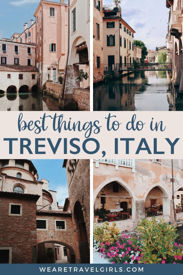 the best things to do in treviso, italy collage with text overlay