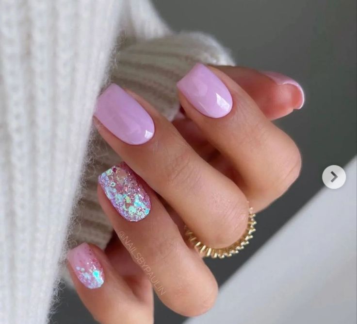 Lilac Nails, Milky Nails, Purple Nail Designs, Lavender Nails, October Nails, Nagel Tips, Christmas Gel Nails, Simple Gel Nails, Summery Nails