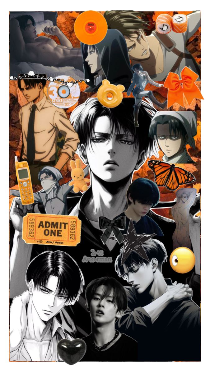 an image of some anime characters with oranges on their heads and the words admit one above them