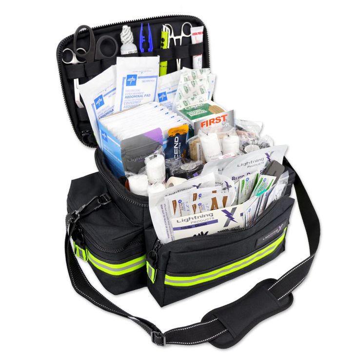 Our MB25 trauma bag is designed similarly to it’s sister bag, the MB20 small first responder bag, but with a slightly larger footprint and fully zippered compartments. It features one large main zippered hold, and 6 smaller compartments – including 3 foam divider compartments, and hidden zippered access to the inside of the top flap. This first aid bag also includes premium, high visibility reflective trim throughout, as well as ballistic nylon zipper pulls with yellow/silver triple trim reflect Emt Bag, Turnout Gear, Ladder Accessories, Helmet Light, Pry Bars, Morale Patches, Light Flashlight, Charger Cord, Name Patches