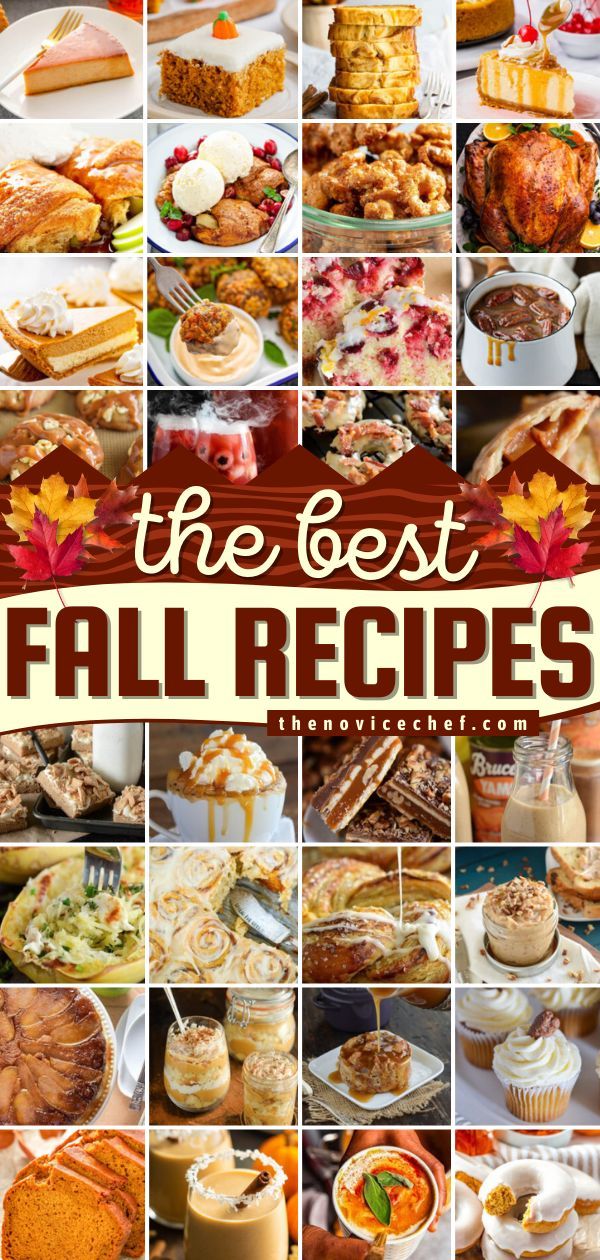 The Best Fall Recipes, fall food, fall drinks Fall Food Menu Ideas, Fall Breakfast Recipes For A Crowd, Fall Comfort Dinners, Autumn Dinners Comfort Foods, Fall Flavor Recipes, Fall Crowd Food, Easy Dishes To Bring To A Party Fall, Fall Home Cooked Meals, Autumn Meals Comfort Foods