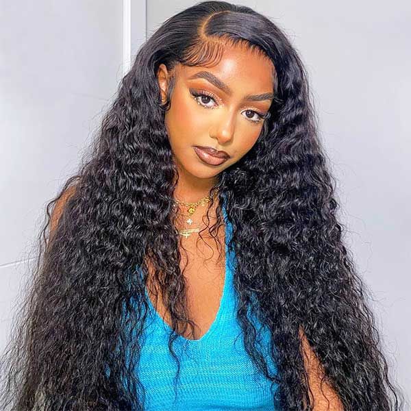 Human Hair Type Unprocessed 100% Virgin Hair from One Donor Texture Deep Wave Wig. Lace 13*6 HD Swiss Lace, Strong and Invisible Hair Length& Density 14 inches - 40 inches; 180% 250% density Hair Color Natural Black Color. Can be Dyed and Bleached into #27 CAP SIZE 22.5 Inches, Standard Medium Size, With Adjustable Straps At Back. (L or S size pls leave note or contact customer service) Fetures Pre-plucked Hairline, 3 Combs for Secure Wigs Life 6-18 months(Depending on use and care) Free Gifts W Deep Curly, Lace Front Human Hair, Lace Hair, Lace Closure Wig, Closure Wig, Side Part, Long Wigs, Deep Wave, Curly Wigs