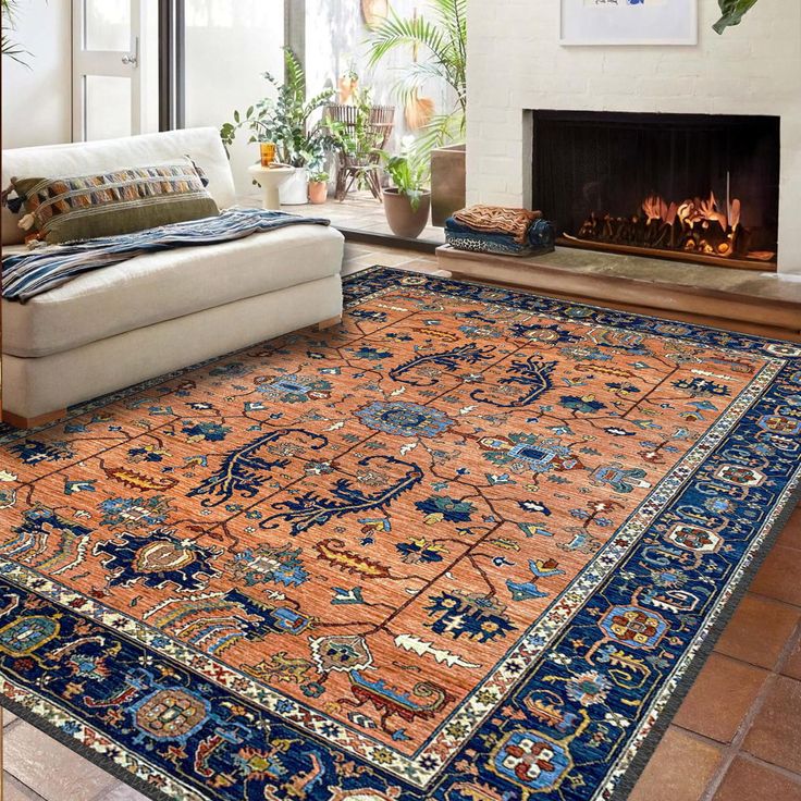 About This Item Elevate your home decor with our elegant Anatolian Rug, where traditional craftsmanship meets modern sophistication. Meticulously crafted by skilled artisans, this Oriental rug features intricate designs and vibrant patterns that reflect the rich cultural heritage of Anatolia, adding a unique touch to your space. Key Features ✨ Unique Design: Each rug in our collection is carefully crafted to add a distinctive touch to your home decor. Every design is one-of-a-kind, perfectly com Bedroom Rug Inspiration, Rug Inspiration, Bedroom Accent, Vibrant Patterns, Chenille Rug, Heriz Rugs, Rug Traditional, Blue Area Rug, Spacious Living