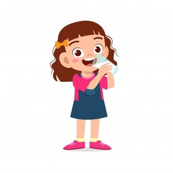 Happy kid drinks milk | Premium Vector Grafics Design, Media Pembelajaran, Kid Drinks, Flashcards For Kids, Child Smile, Chores For Kids, Kawaii Doodles, Art Drawings For Kids, Drink Milk