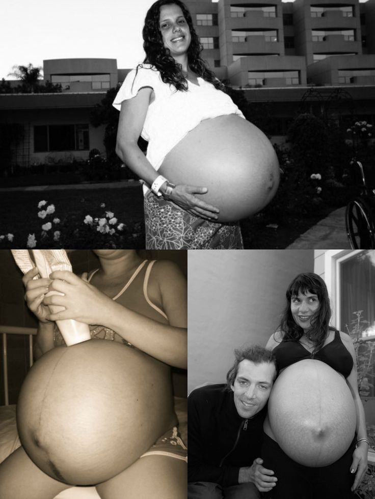 three photos of pregnant women and men in black and white, one is holding a baby bump while the other has her belly exposed