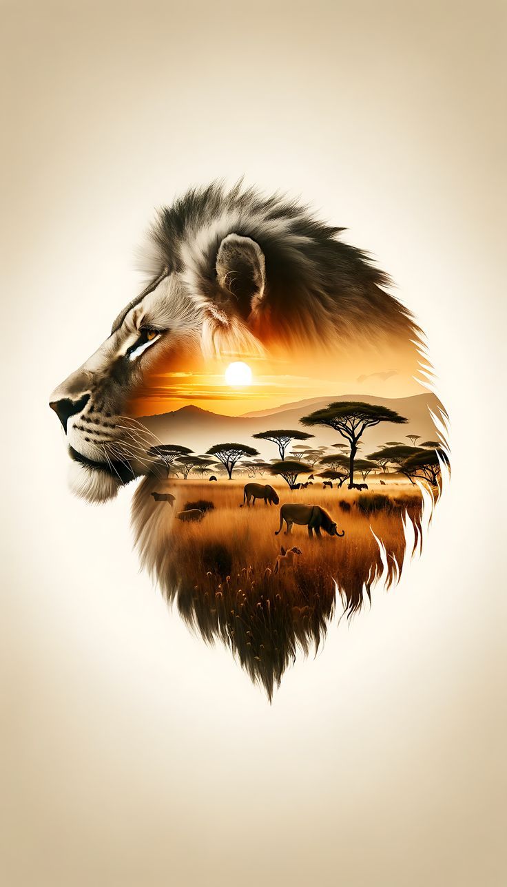 Wallpaper iPhone Lion Hd Wallpaper, Lion Artwork, Lions Photos, Spirit Animal Art, Afrikaanse Kunst, Lion Wallpaper, Lion Images, Big Cats Art, Lion Pictures