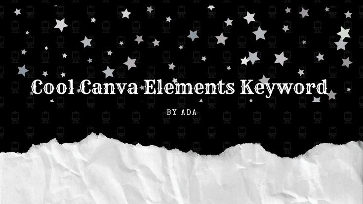 Cool Canva Elements Keyword by Ada