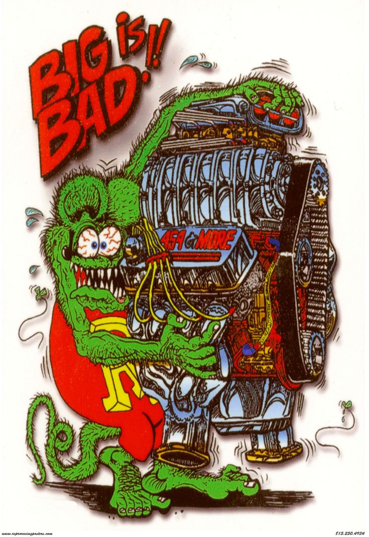 an image of a big bad machine with the words'big is bad'written on it