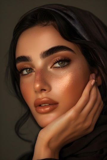 Make Up Arab, Arabian Eye Makeup, Turkish Makeup, Jewish Makeup, Time Period Makeup, Arabian Makeup Look, Arab Makeup Looks, Middle Eastern Beauty, Middle Eastern Women