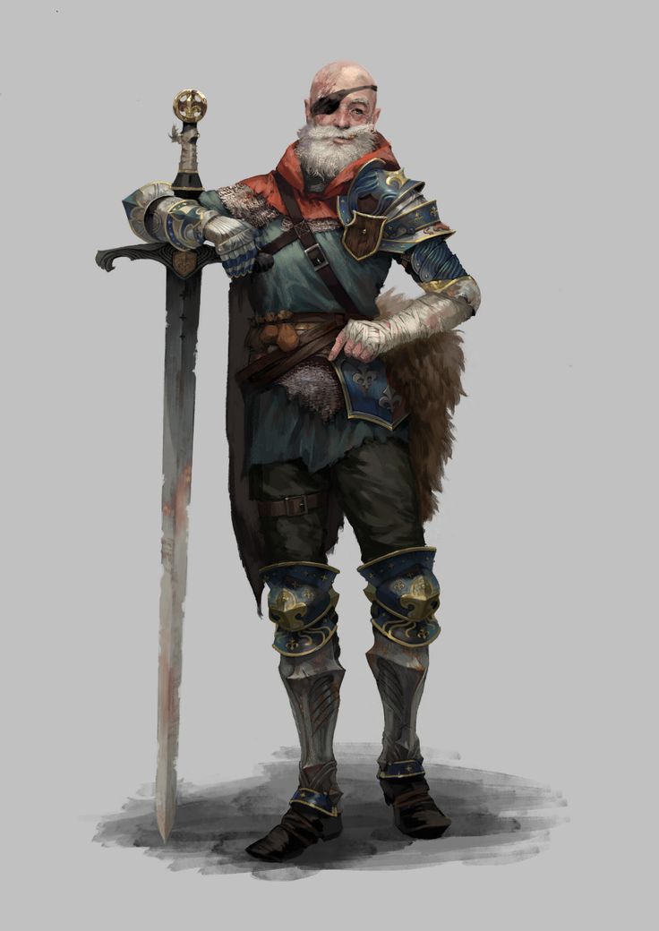 Old Knight, Warhammer Fantasy Roleplay, Old Warrior, Pathfinder Character, Heroic Fantasy, Paintings And Drawings, Dungeons And Dragons Characters, Dnd Art, Dungeons And Dragons Homebrew