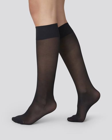 Swedish Stockings, Tights Shorts, Sheer Tights, Black 13, High Knees, Black Tights, Tops For Leggings, Shapewear, Summer Fashion