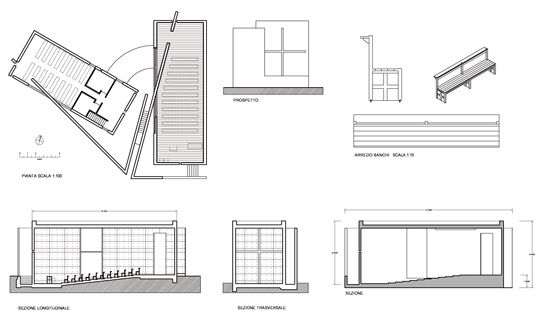 some drawings of different types of furniture and floor plans for an apartment or office building