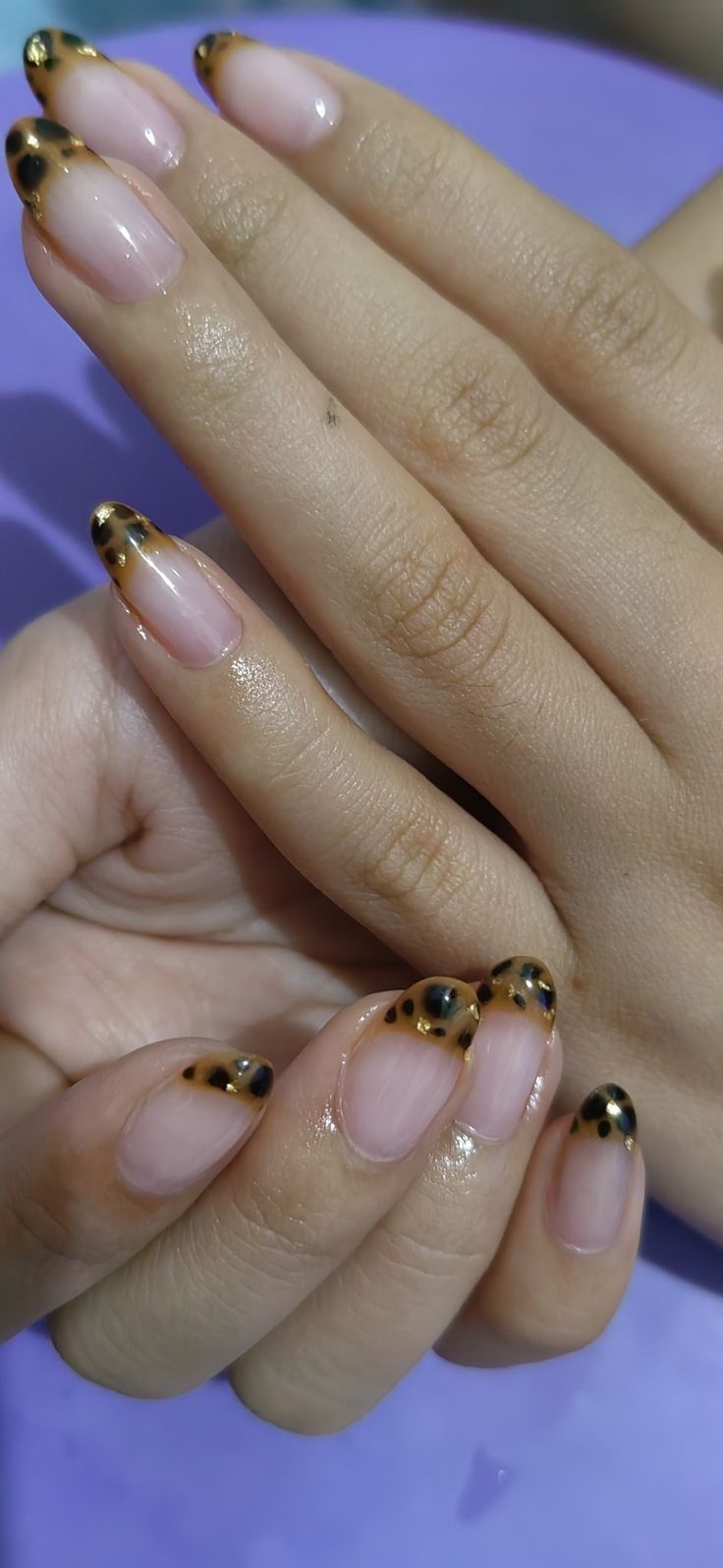 Tiger spot French tips #frenchtips #nails Tiger French Nails, Frenchtips Nails, Nails Tiger, Tiger Nails, Tip Nails, French Tips, French Tip Nails, French Nails, Nails