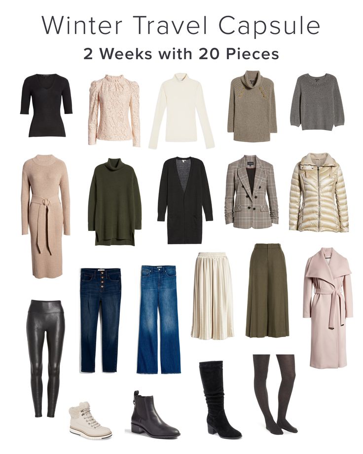 How To Pack For A Month Long Trip Winter, 2 Week Winter Travel Wardrobe, 2 Weeks In Europe Packing Winter, Winter Europe Travel Outfits, Simplified Wardrobe, Winter Capsule Wardrobe Travel, Winter Travel Wardrobe, Simplify Wardrobe, Europe 2024