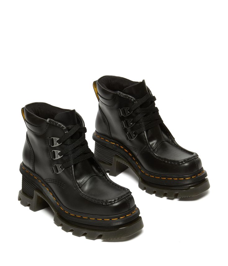 PRICES MAY VARY. Made in the USA or Imported Rubber sole Shaft measures approximately Ankle from arch Heeled Doc Martens, Platform Chelsea Boots, Yellow Heels, Fur Accessories, Leather Heeled Boots, Black Heel Boots, James Dean, Brigitte Bardot, Goodyear Welt