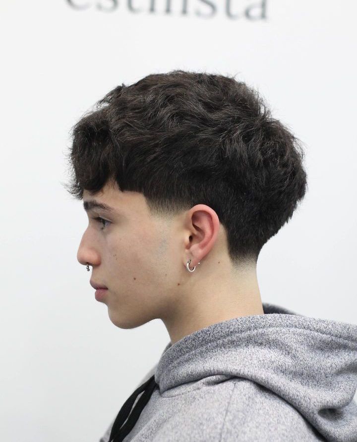 Taper Fade Short Hair, Taper Fade Curly Hair, Edgars Haircut, Asian Man Haircut, Mens Haircuts Short Hair, Ideas Haircut, Low Fade Haircut, Haircut Inspo, Men Haircut Curly Hair