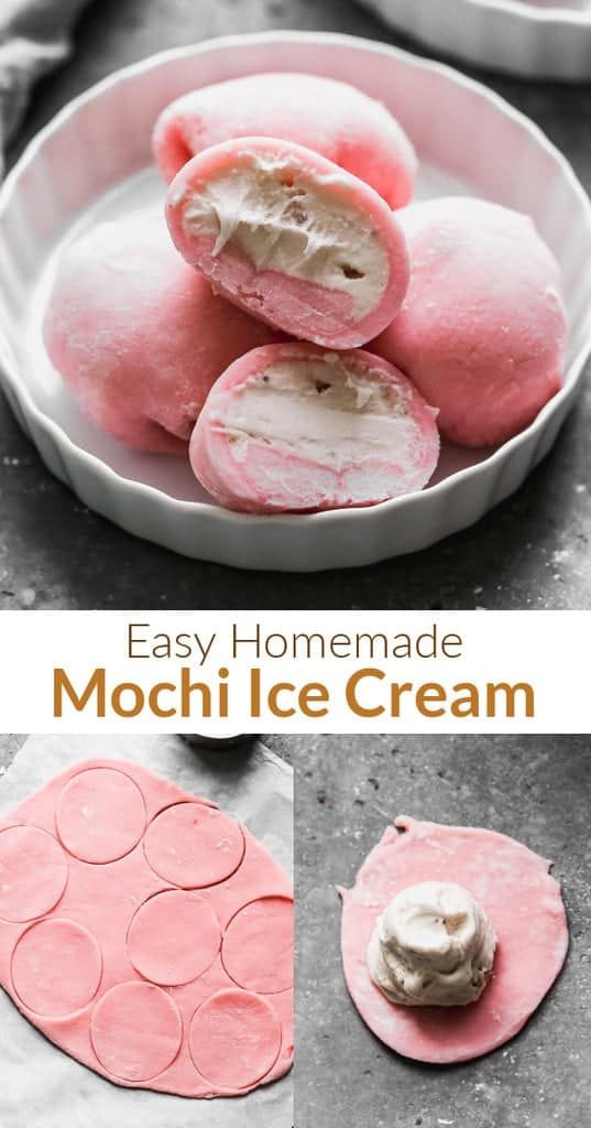 easy homemade mochi ice cream recipe is perfect for summer