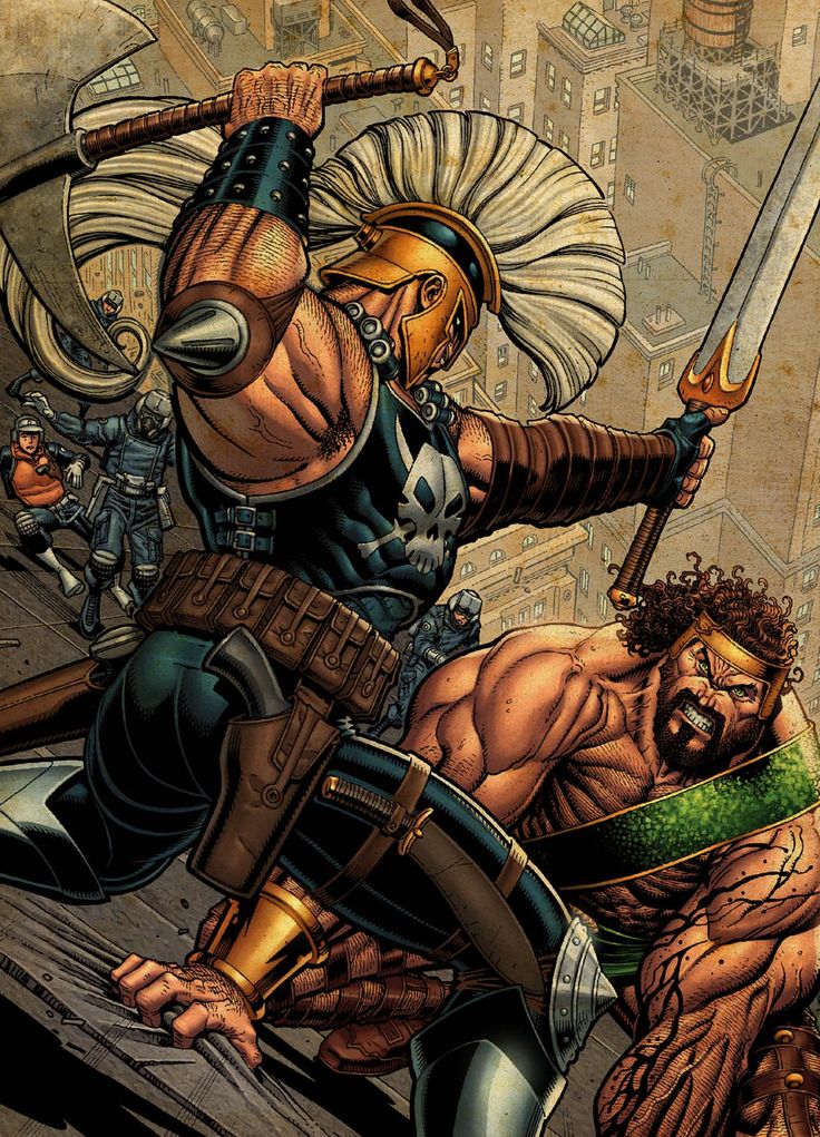 Ares vs. Hercules ® Ares Marvel, Hercules Marvel, Marvel Wolverine, Marvel Characters Art, Wolverine Marvel, Bd Comics, Marvel Comic Character, Marvel Comic Universe, Marvel Comics Art