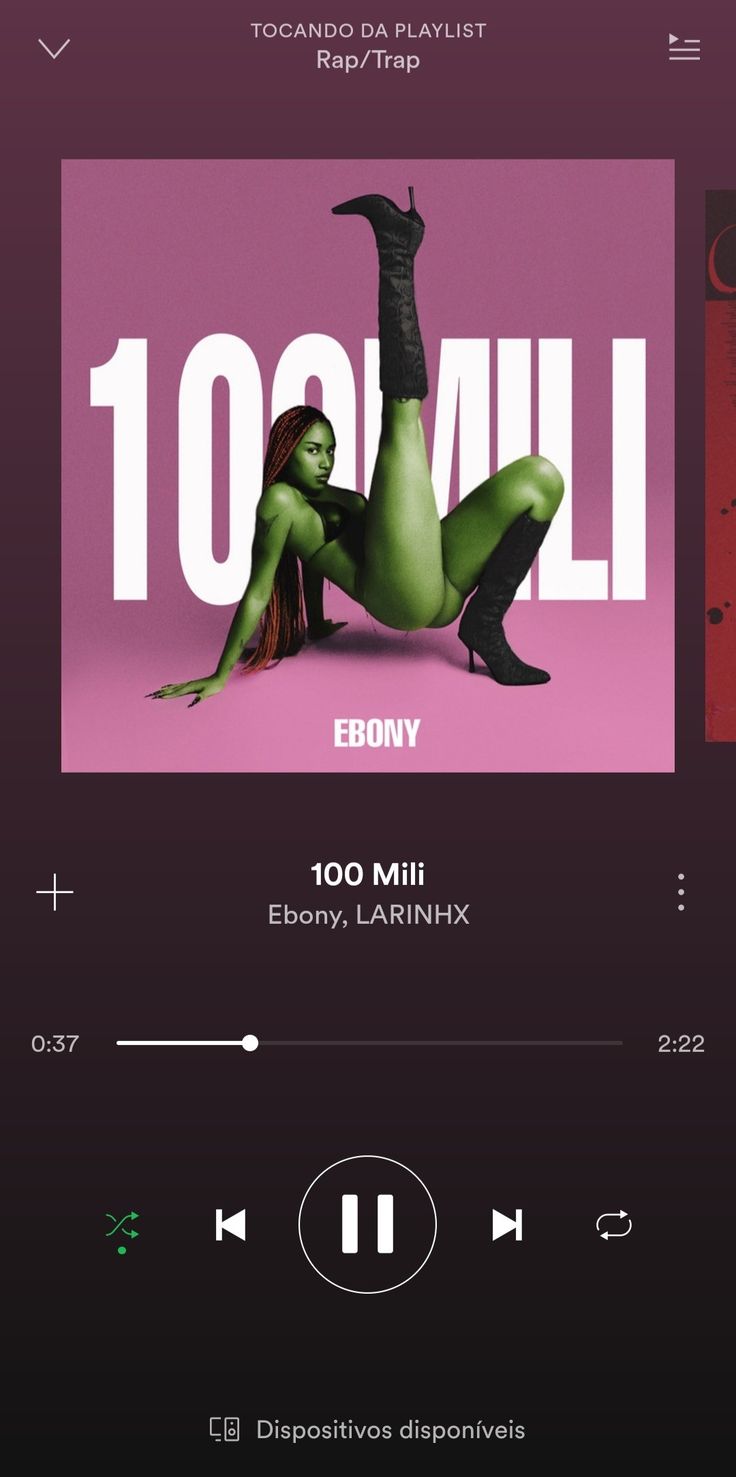 an mp3 player with the words'100 milli'on it and a woman in green