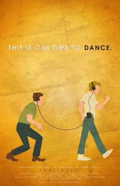 this is our time to dance poster with two people pulling a rope on each side