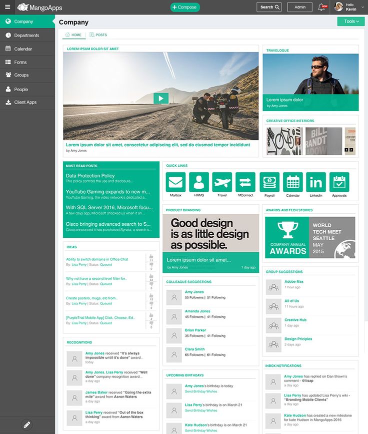 the green and white website design is displayed on an ipad or computer screen, with two men riding motorcycles in the background