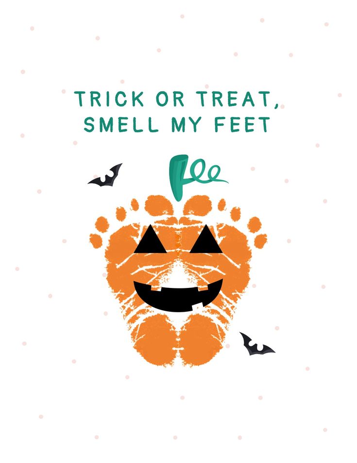 a trick or treat, smell my feet poster with an image of a cat's face