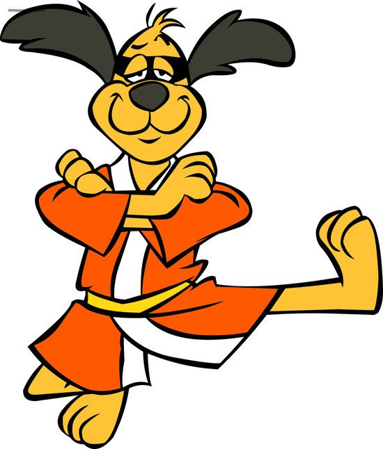 an image of a cartoon character that is doing yoga poses for the camera and has his arms stretched out