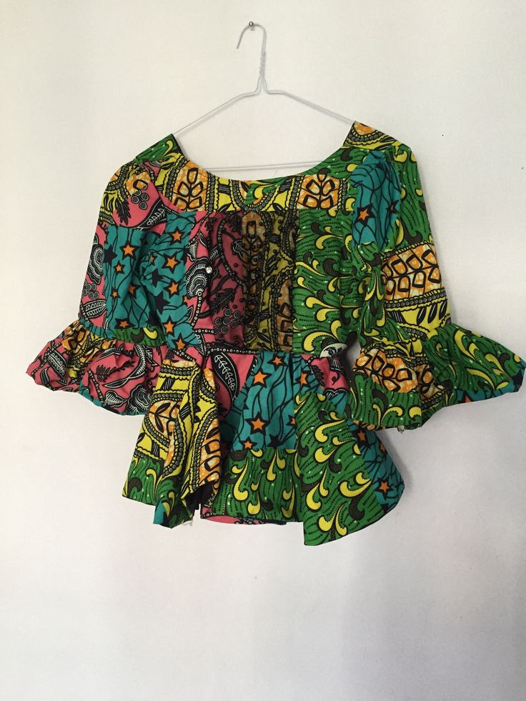 Uk size 8-10 beautiful Ankara skirt and blouse Bohemian Green Short Sleeve Set, Green Bohemian Short Sleeve Set, Fitted Multicolor Peplum Set, Fitted Multicolor Sets With Tiered Skirt, Ankara Blouse And Skirt, Beautiful Ankara Skirt And Blouse, Ankara Blouse, Ankara Skirt And Blouse, Ankara Skirt