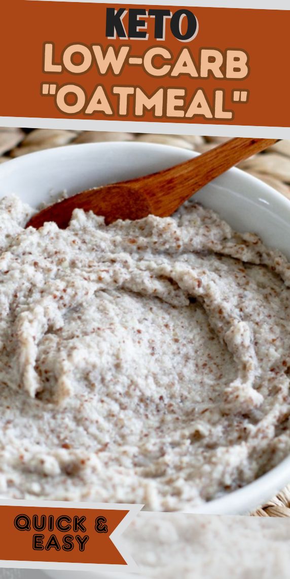 a white bowl filled with oatmeal sitting on top of a table