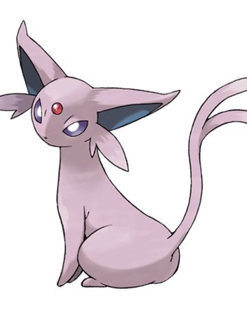 a pink pokemon sitting on top of a white surface