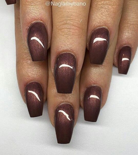 Neutral Nail Colors For Fall, Chrome Nails Designs Brown, Brown New Years Nails, Dip Nail Designs Ombre, Nail Color For October, November Nails Chrome, Hombre Brown Nails, Brown Nails Sns, November Color Nails