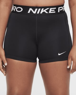 Stay in the game, even when you're on your period. We made your favorite Nike Pro shorts even better by adding an ultrathin liner that helps prevent period leaks so you can keep moving no matter what time of the month it is. Shown: Black/White Style: FN9000-010 Pro Nike Shorts, Nike Pros Aesthetic, Nike Pros Black, Nike Pro Shorts Grey, Gray Nike Pro Shorts, Nike Pros Shorts Collection, Nike Pro Shorts 5 Inch, Nike Pro Pants, Nike Pro Shorts Girls