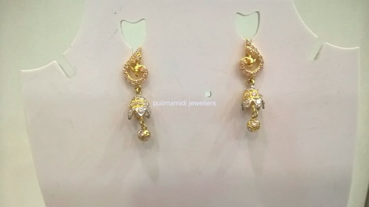 Baby earrings Children Earrings Gold, Baby Earrings Gold Indian, Indian Brides Jewelry, Gold Earrings For Kids, Small Earrings Gold, Gold Jhumka Earrings, Gold Bracelet Simple, Simple Gold Earrings, Gold Temple Jewellery