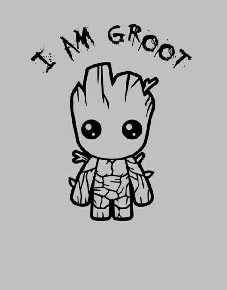 a baby groot with the words i'm groot on it