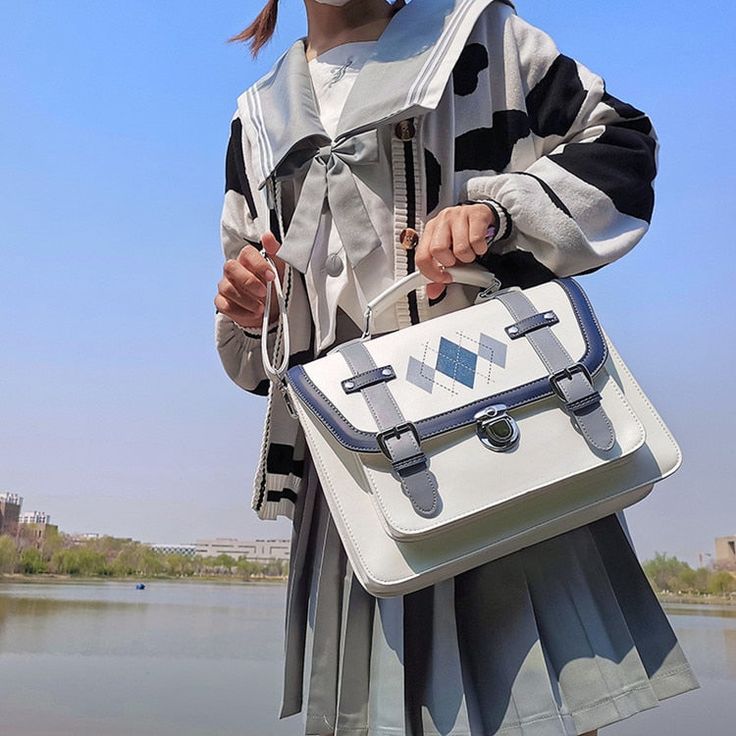 Brand Name: TuTu BlosaPlace Of Origin: ZHE JIANG ProvinceOrigin: CN(Origin)Main Material: PUCapacity: 20-35 LitreItem Type: BackpacksStyle: Preppy StyleClosure Type: HaspTechnics: EmbossingExterior: Open PocketRain Cover: NoGender: WOMENCarrying System: Arcuate Shoulder StrapLining Material: Synthetic LeatherModel Number: H228Pattern Type: panelledBackpacks Type: SoftbackInterior: Interior Slot PocketInterior: Cell Phone PocketInterior: Interior Zipper PocketHandle/Strap Type: Soft Handle Kawaii Large Capacity Satchel For Travel, Trendy Satchel For Students, Kawaii Student Backpack Shoulder Bag, Kawaii Backpack Shoulder Bag For Students, Kawaii Style School Backpack Shoulder Bag, Harajuku Backpack With Adjustable Straps For Back To School, Kawaii Large Capacity Rectangular Satchel, White Harajuku Shoulder Bag For School, Kawaii White Shoulder Bag Satchel