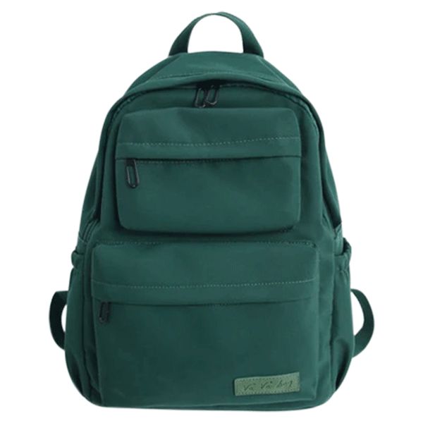 Material: PolyesterColor: As picture showsSize:30cm x 13cm x 40cm Green School Backpack, Canvas Backpack Women, Orange Backpacks, Green School, Girl Backpacks School, Small Laptop, Outdoor Backpacks, School Backpack, Canvas Backpack