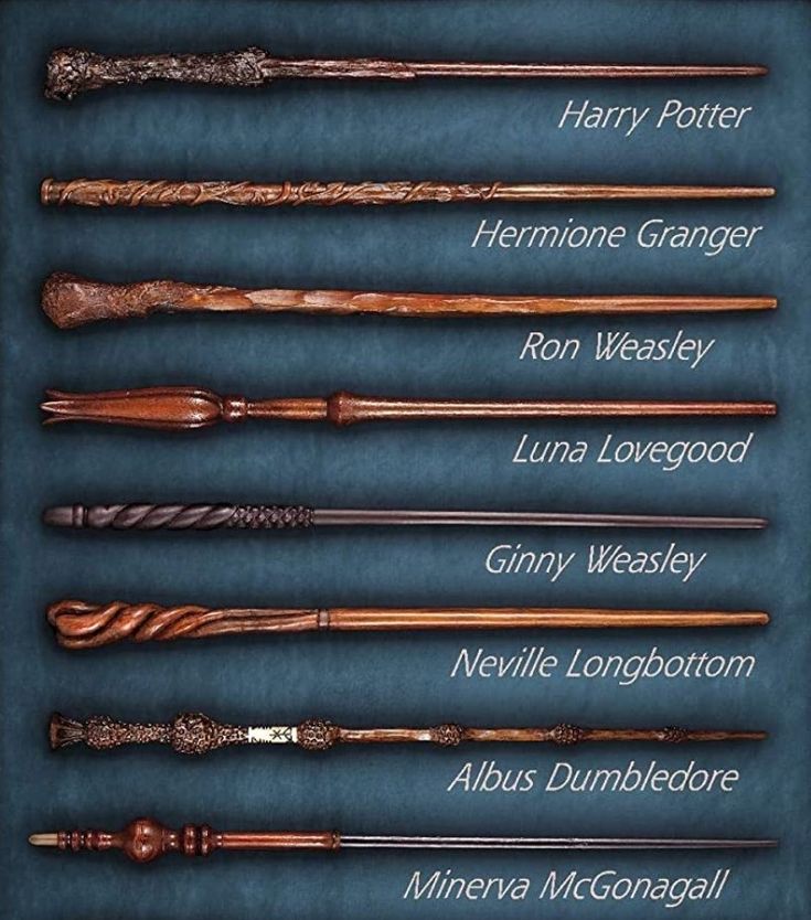 harry potter's wands and their names