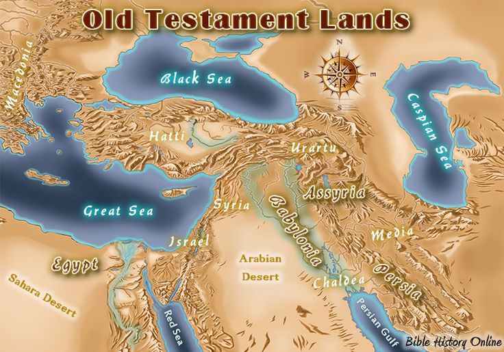 Old Testament Bible Maps Babylon