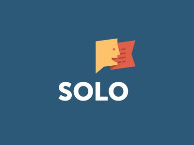 the word solo is shown with an image of a hand holding a piece of paper