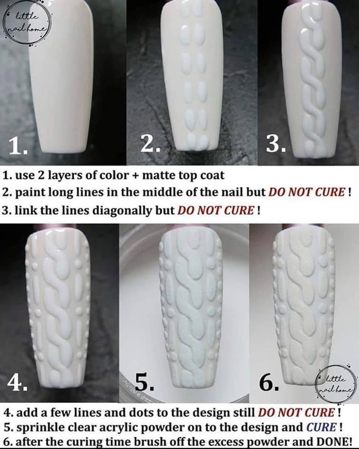 Business Nails, Nail Techniques, Diy Acrylic Nails, Nagel Tips, Sweater Nails, Nail Art Designs Diy, Nail Art Designs Videos, Designs Nail, Winter Nail