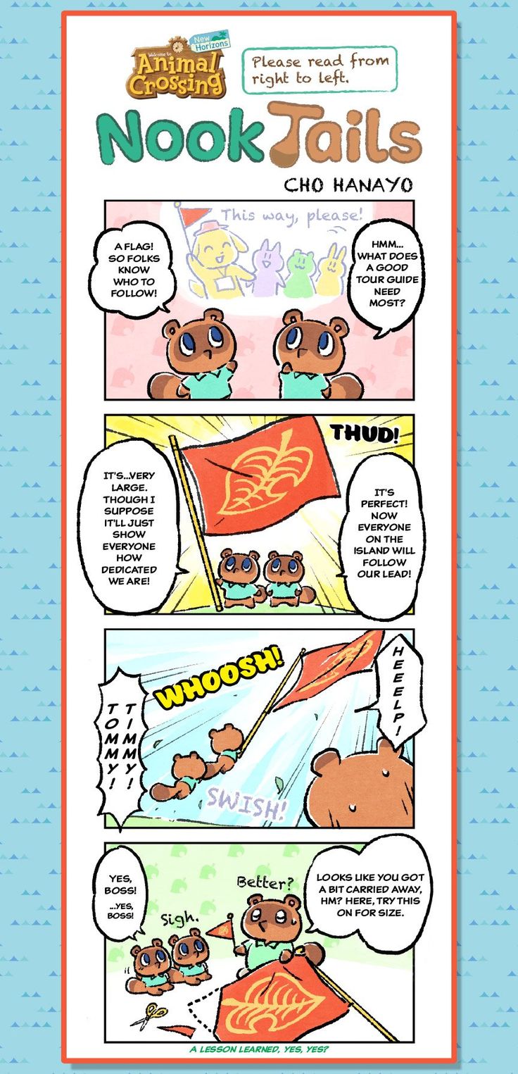 a comic strip with an image of two bears on it