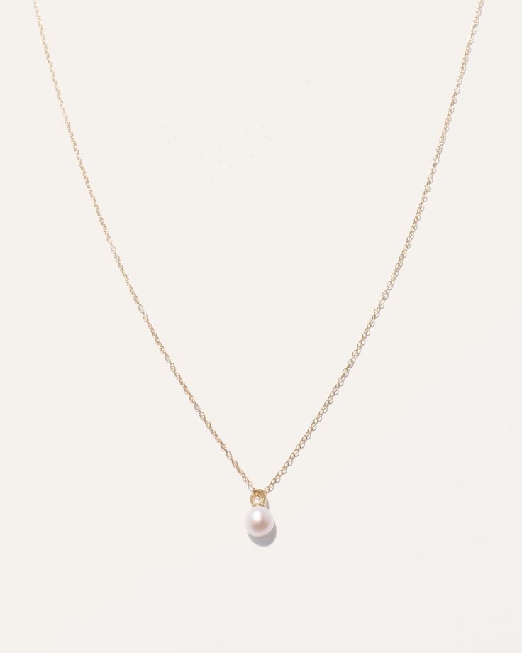 Simple and sophisticated the Dainty Pearl Pendant Necklace is a timeless accessory that effortlessly elevates any look. Wear it alone or layered with other necklaces, you will definitely make a style statement.