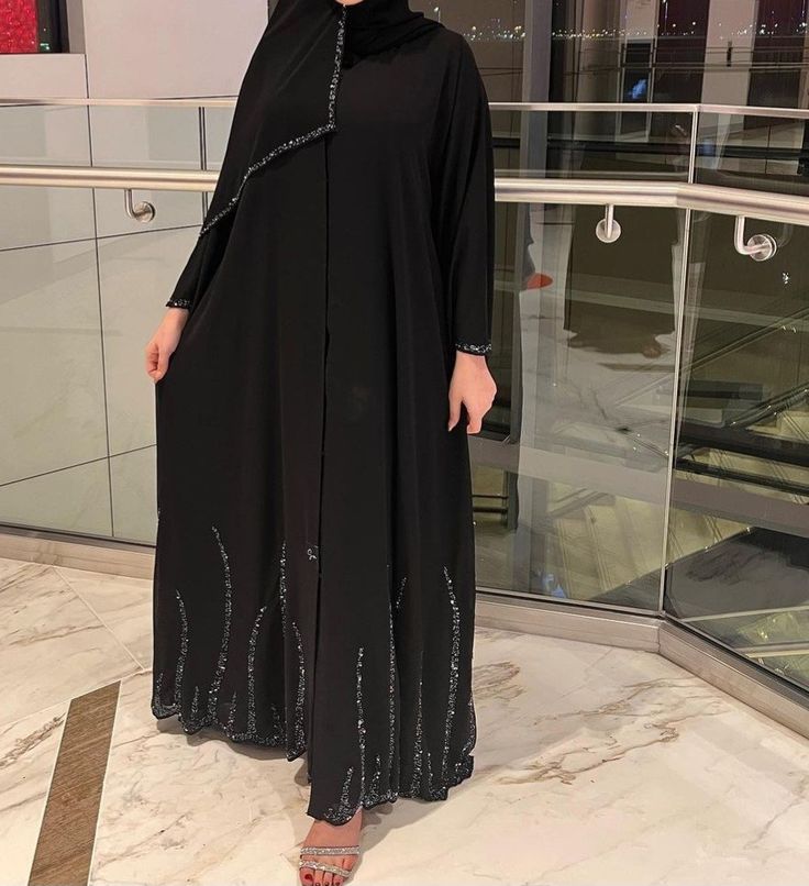 Latest Abaya Designs New Ideas 2024, Modern Abaya Black, Simple Abaya Black, Abaya Designs Latest Black, Abaya Designs Latest Dubai, Abaya Fashion Black, Burkha Designs Black, Abaya Business, Burkha Designs