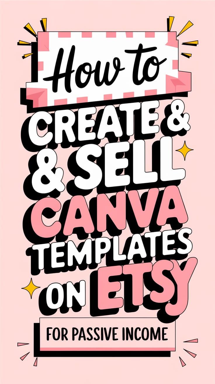 how to create and sell canvas templates on etsy for passive homeownership