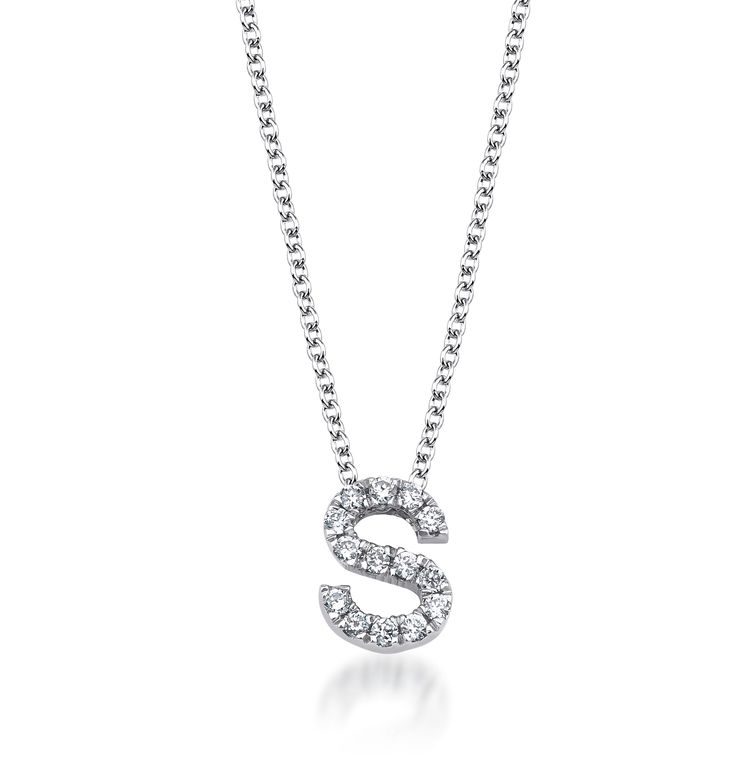 14K SOLID WHITE GOLD LAB GROWN CVD DIAMOND INITIAL NECKLACE Pendant Height : 8.40Pendant Width : 6.45Pendant Thickness : 2.15mmNecklace Weight : 1.7grTotal Diamond Weight : 0.15 Carats --- E -F Color VSI ClarityDiamond : 14 Diamonds -- --Very Nice White Color Sparkle DiamondsItem No : LTP103-S --All letters from A to Z are available. -- Also Available with Natural Diamonds --- Please Ask For The Price!!! ---Absolutely stunning. Comes in a gift box. Here is a beautiful , delicate and simple, yet Classic Brilliant Cut Initial Pendant Jewelry, Classic Jewelry With Brilliant Cut Initial Pendant, Classic Brilliant Cut Initial Pendant Necklace, Letter S Necklace, Star Wedding Band, Gold Initial Pendant, Desain Quilling, Diamond Initial Necklace, S Necklace