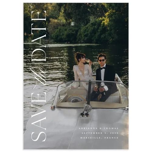 a man and woman on a boat in the water