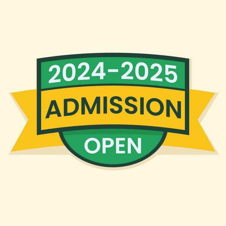 a green and yellow sign that says,'2021 - 205 ad mission open '